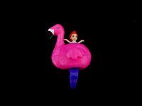 Polly Pocket Flamingo Ring serie 1