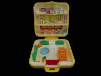 1989 Midges Playschool geel Polly Pocket interior