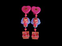1992 Princess Jasmines Dangly earrings polly Pocket (1)