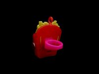 2019 Tiny Takeaway French Fries gold polly pocket (2)