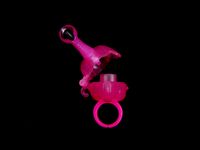 2020 Tiny Takeaway Polly Pocket Flamingo Hot Pink glitter (2